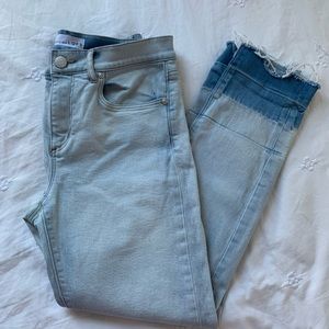 Modern crop jeans